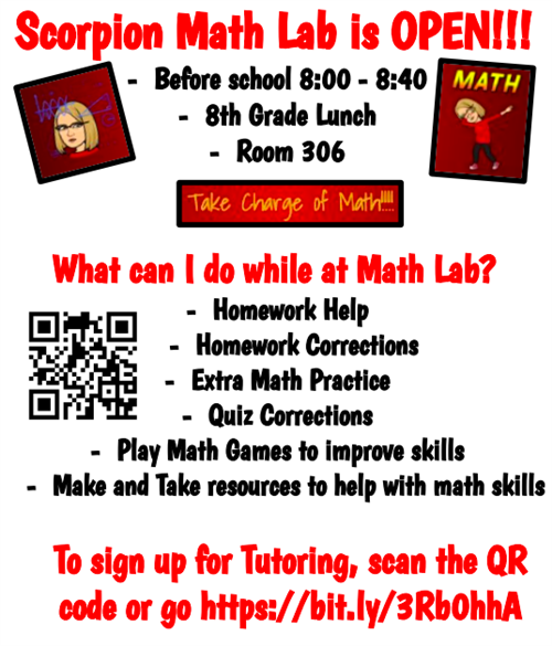 Math Lab is open